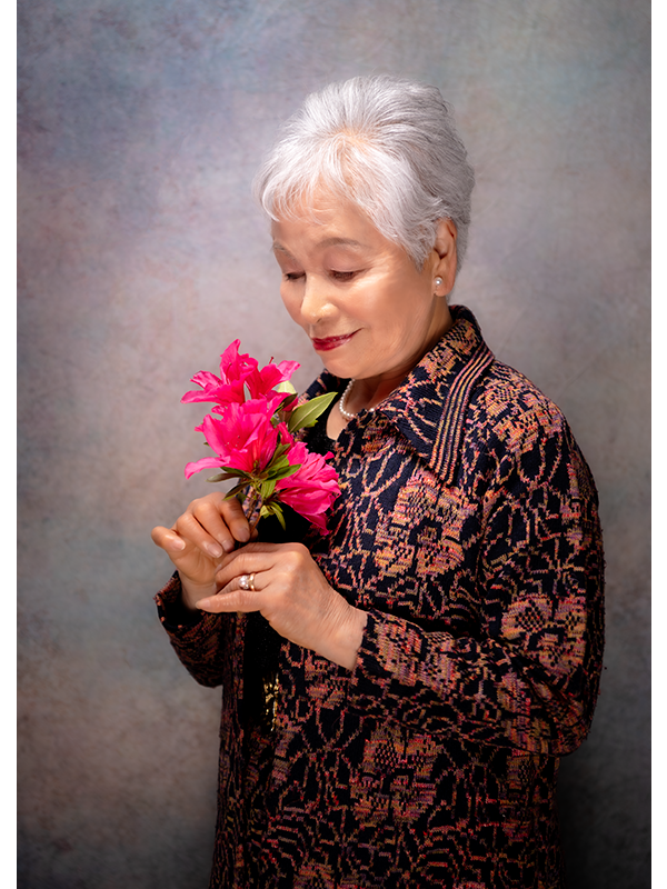 シニア着物ポートレイト写真