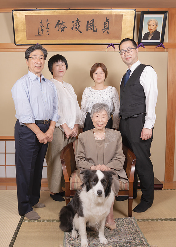 シニア着物ポートレイト写真